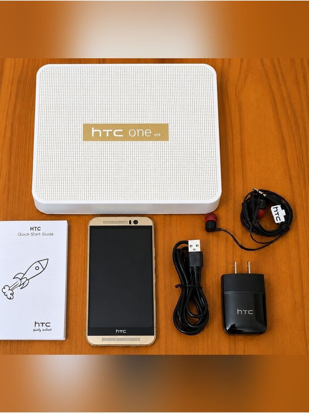 HTC M9w Android Smartphone 32GB 3GB RAM 5" Full HD Unlocked Silver Gold